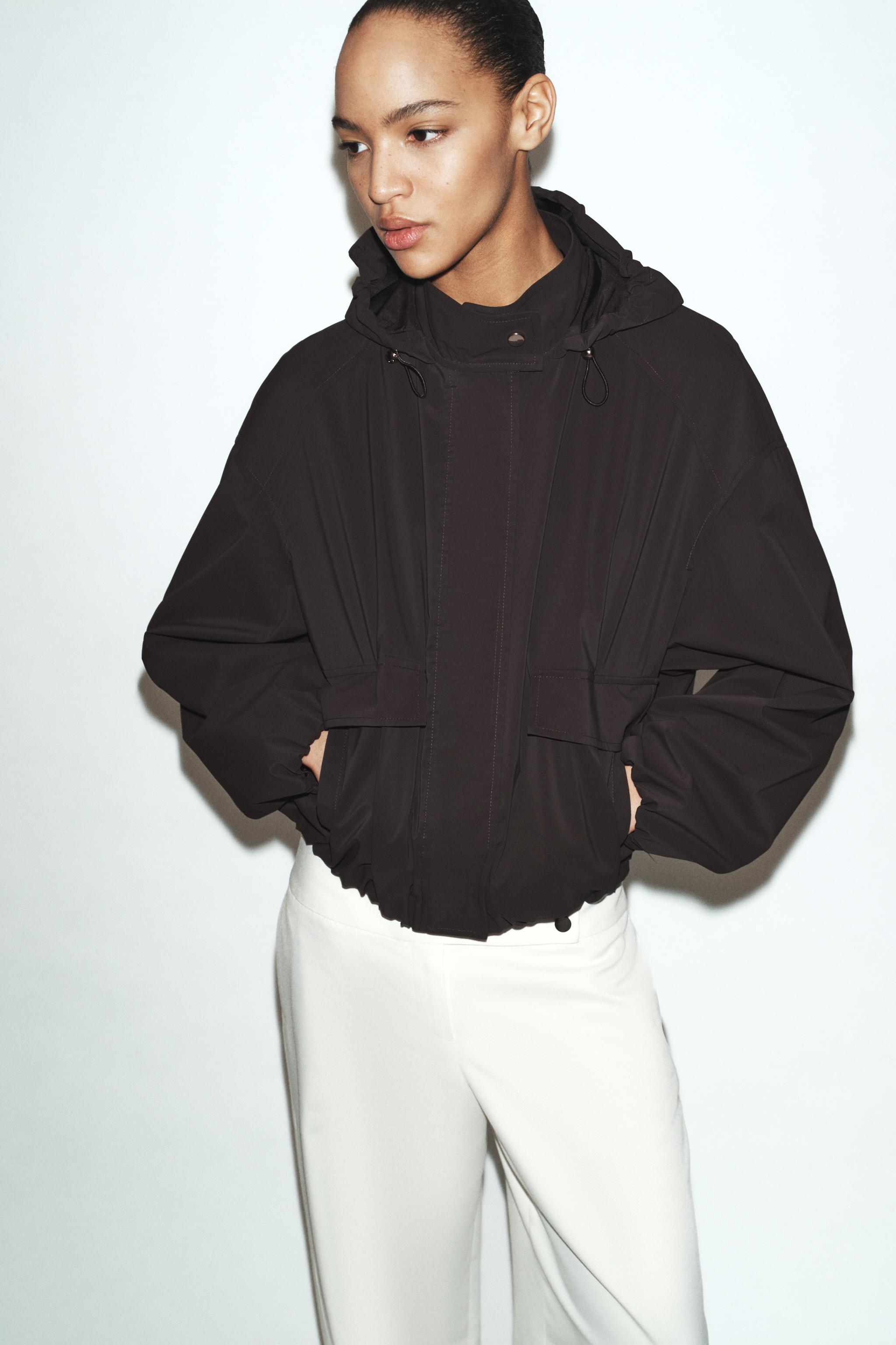 RUBBERIZED HOODIE JACKET